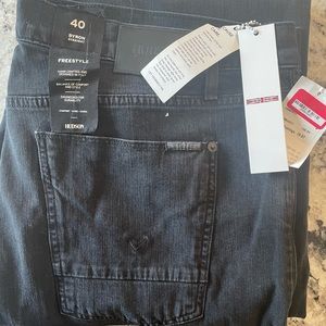 HUDSON Byron 5 Pocket Straight Leg Black Denim jeans